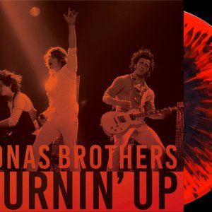 Jonas Brothers Burnin Up RARE Red Black Vinyl LP